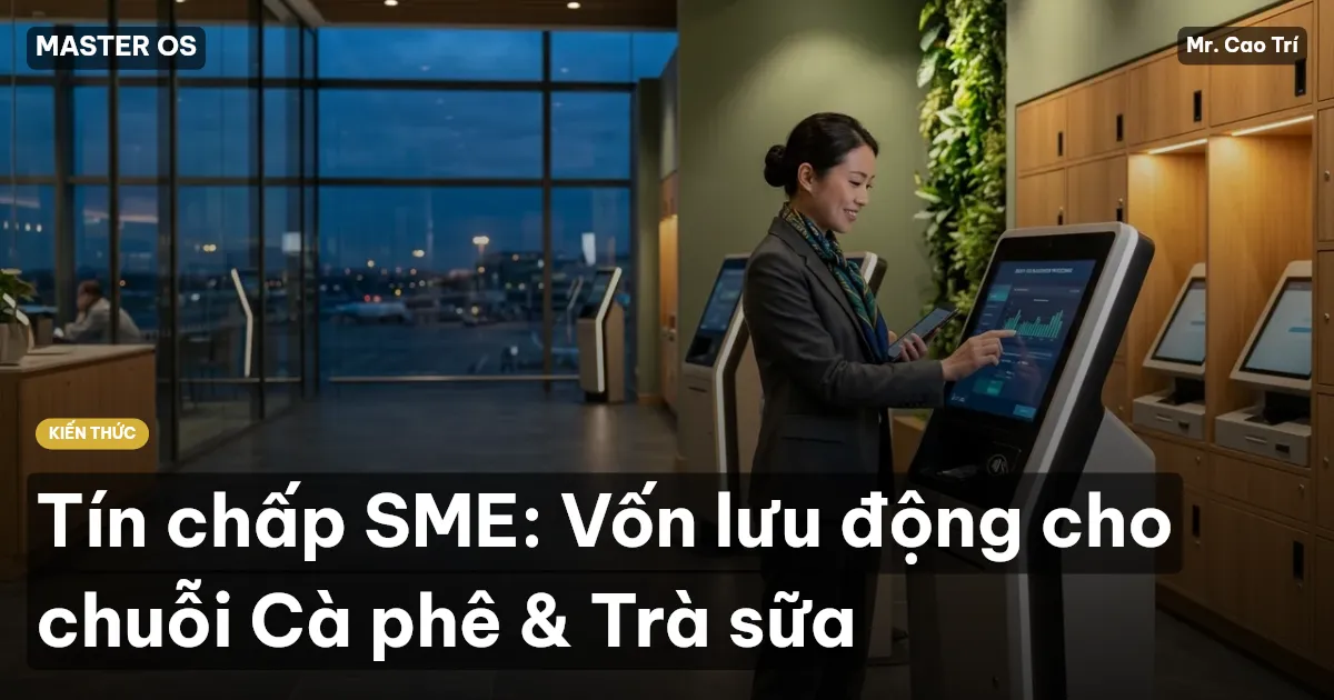 Tín chấp SME: Vốn lưu động cho chuỗi Cà phê & Trà sữa