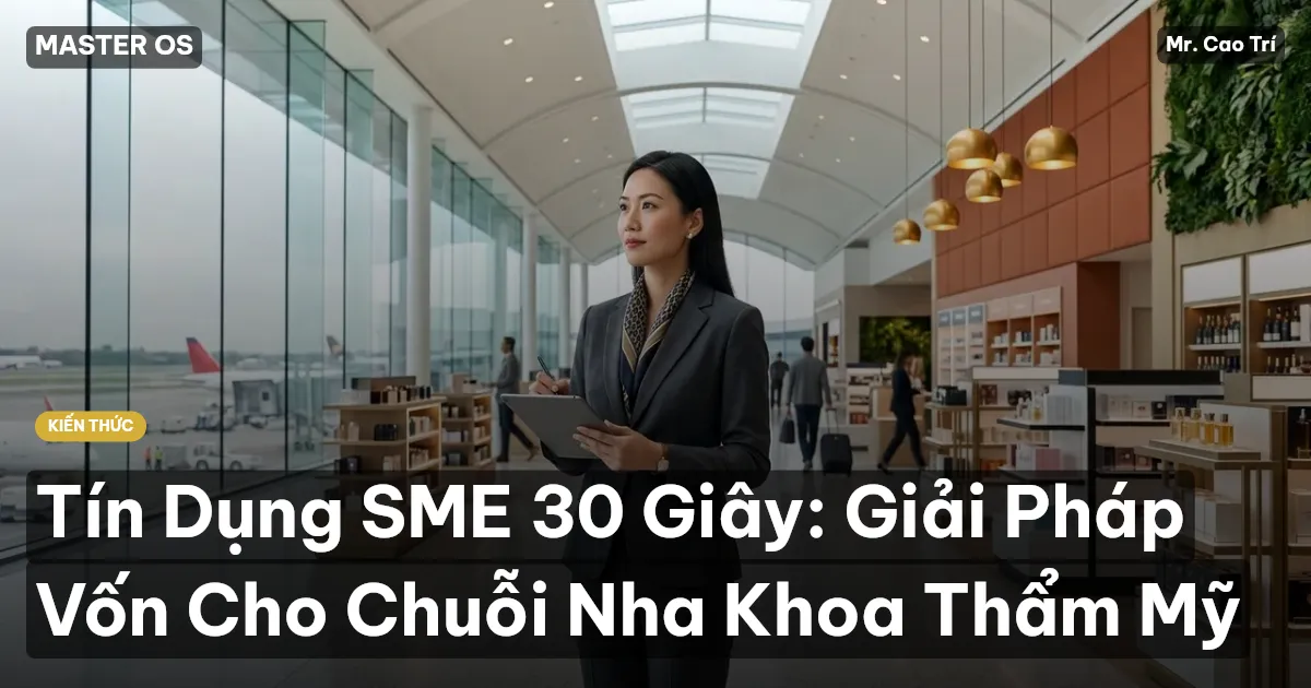 Tín Dụng SME 30 Giây: Giải Pháp Vốn Cho Chuỗi Nha Khoa Thẩm Mỹ