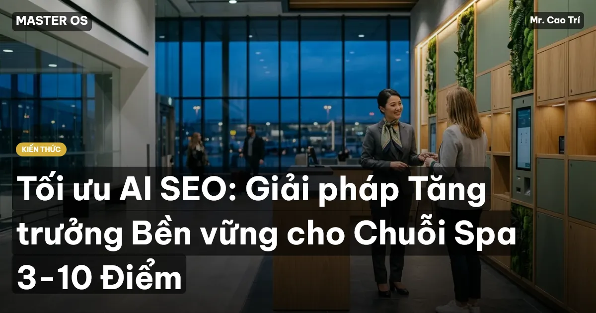 Tối ưu AI SEO: Giải pháp Tăng trưởng Bền vững cho Chuỗi Spa 3-10 Điểm