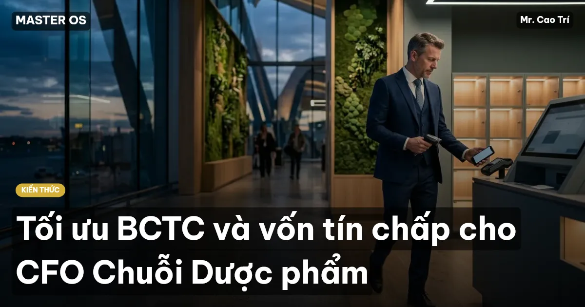 Tối ưu BCTC và vốn tín chấp cho CFO Chuỗi Dược phẩm