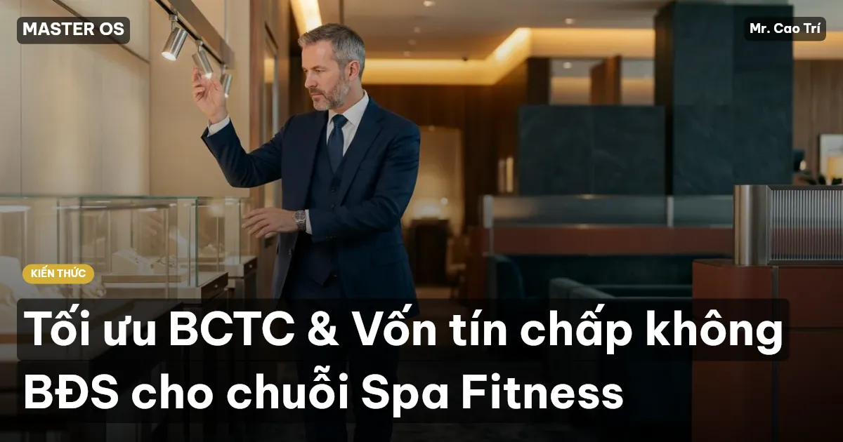 Tối ưu BCTC & Vốn tín chấp không BĐS cho chuỗi Spa Fitness