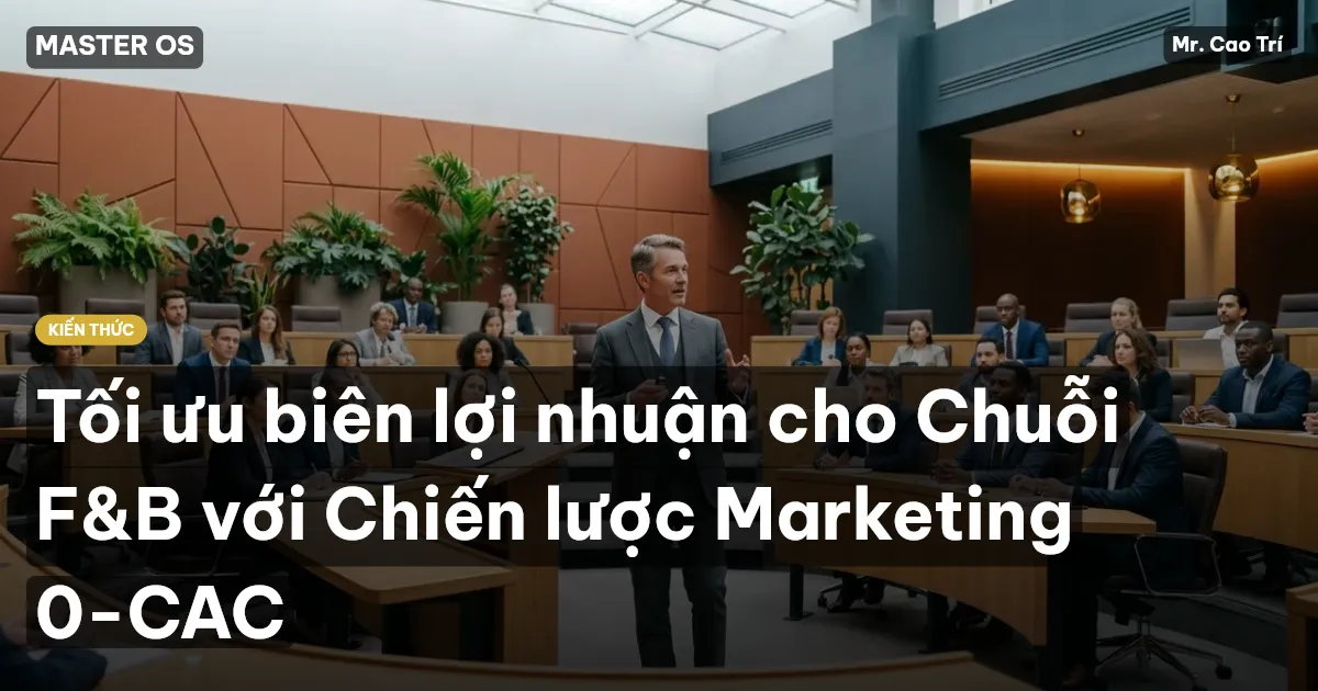 Tối ưu biên lợi nhuận cho Chuỗi F&B với Chiến lược Marketing 0-CAC