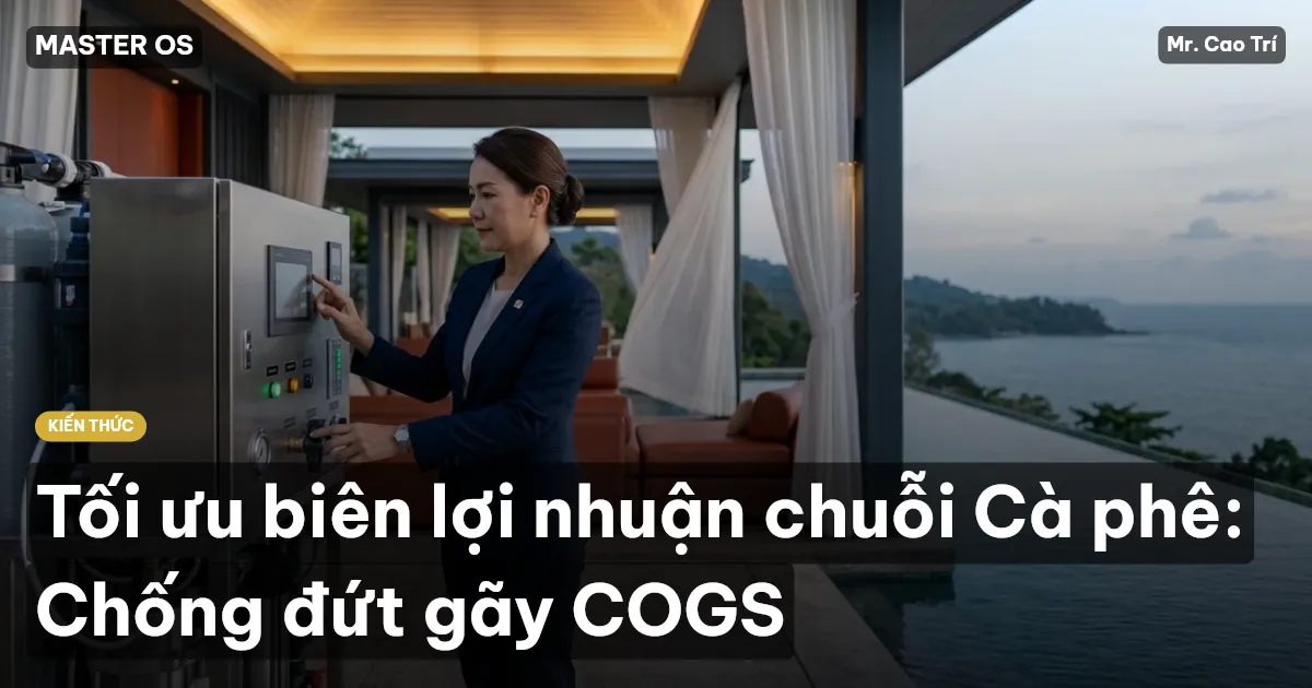 Tối ưu biên lợi nhuận chuỗi Cà phê: Chống đứt gãy COGS