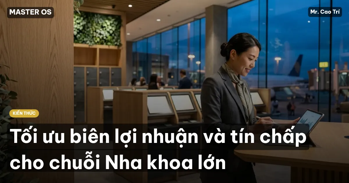 Tối ưu biên lợi nhuận và tín chấp cho chuỗi Nha khoa lớn