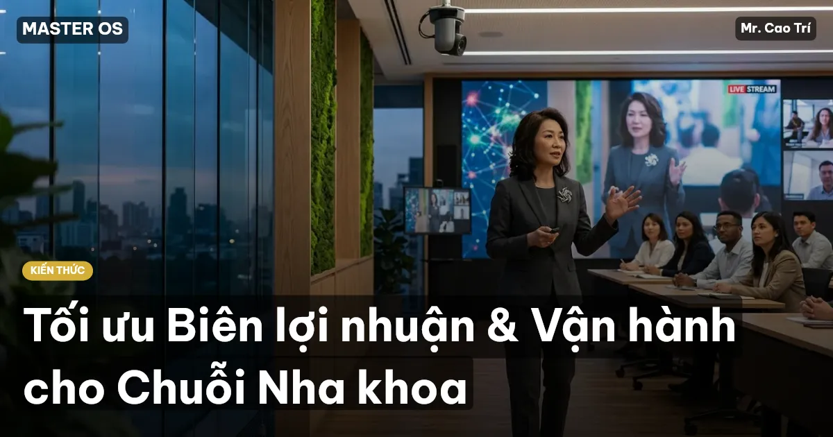 Tối ưu Biên lợi nhuận & Vận hành cho Chuỗi Nha khoa