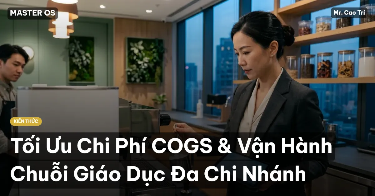 Tối Ưu Chi Phí COGS & Vận Hành Chuỗi Giáo Dục Đa Chi Nhánh