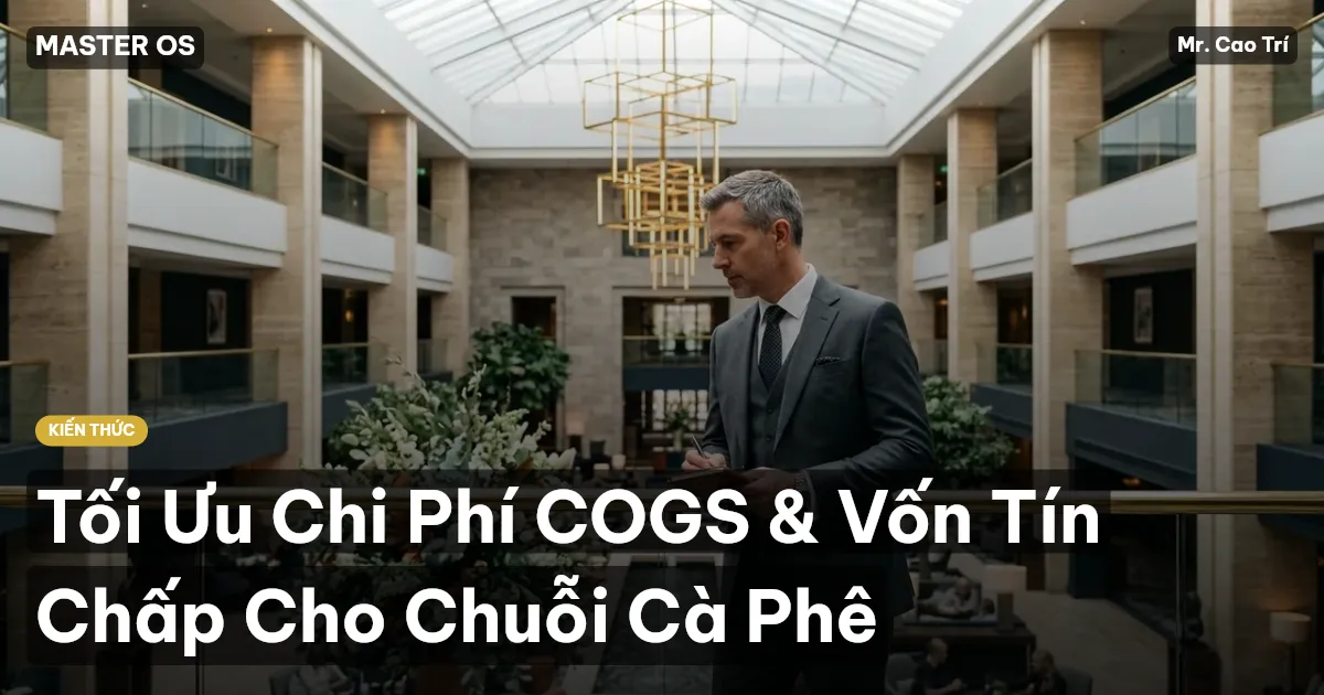 Tối Ưu Chi Phí COGS & Vốn Tín Chấp Cho Chuỗi Cà Phê