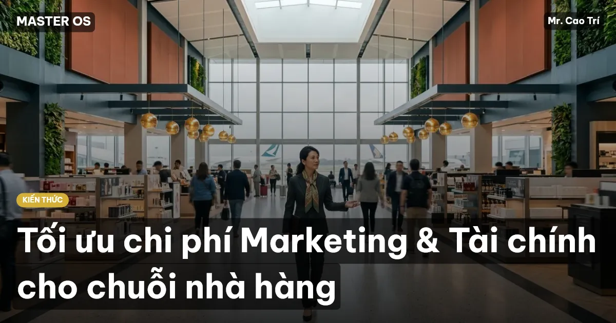 Tối ưu chi phí Marketing & Tài chính cho chuỗi nhà hàng