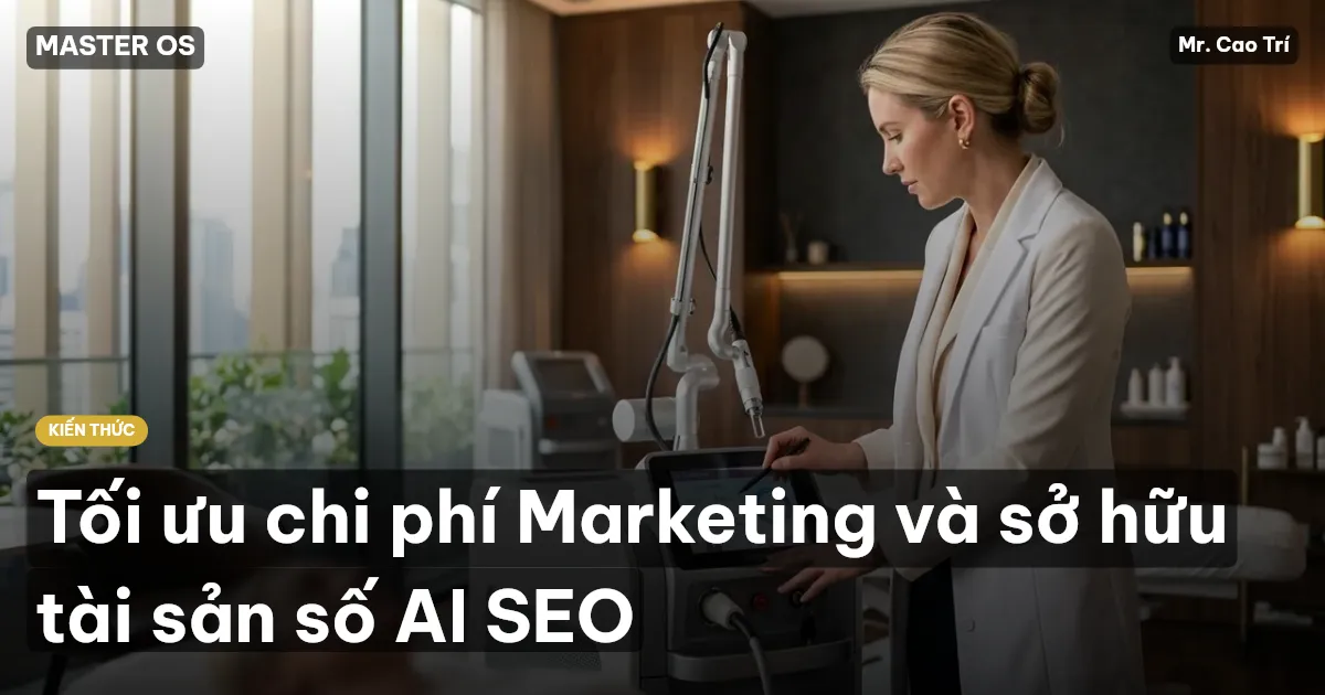 Tối ưu chi phí Marketing và sở hữu tài sản số AI SEO