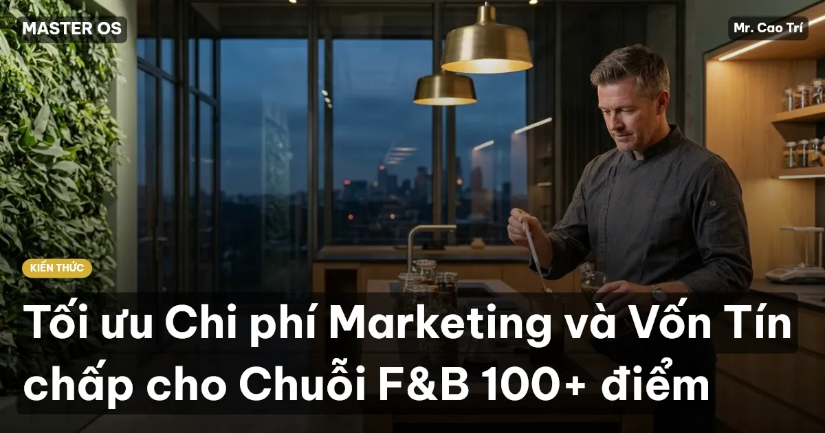 Tối ưu Chi phí Marketing và Vốn Tín chấp cho Chuỗi F&B 100+ điểm