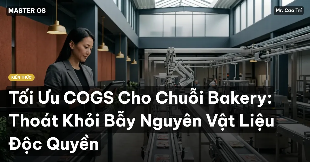 Tối Ưu COGS Cho Chuỗi Bakery: Thoát Khỏi Bẫy Nguyên Vật Liệu Độc Quyền