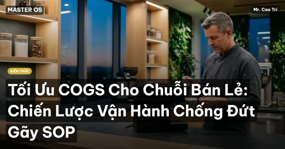 Tối Ưu COGS Cho Chuỗi Bán Lẻ: Chiến Lược Vận Hành Chống Đứt Gãy SOP