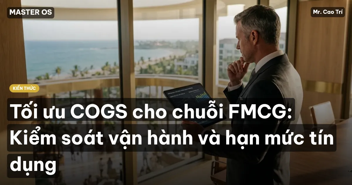 Tối ưu COGS cho chuỗi FMCG: Kiểm soát vận hành và hạn mức tín dụng