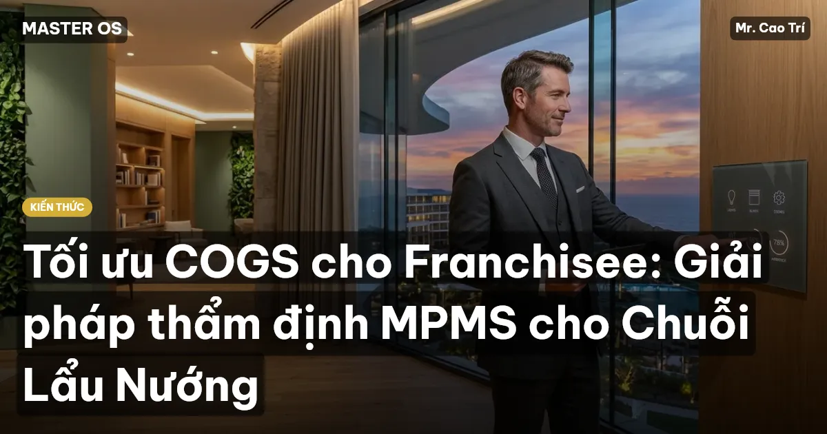 Tối ưu COGS cho Franchisee: Giải pháp thẩm định MPMS cho Chuỗi Lẩu Nướng