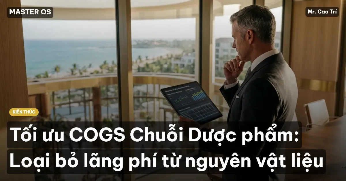 Tối ưu COGS Chuỗi Dược phẩm: Loại bỏ lãng phí từ nguyên vật liệu