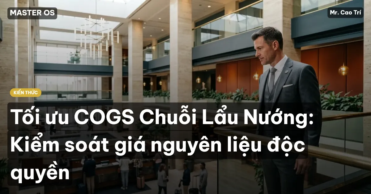 Tối ưu COGS Chuỗi Lẩu Nướng: Kiểm soát giá nguyên liệu độc quyền
