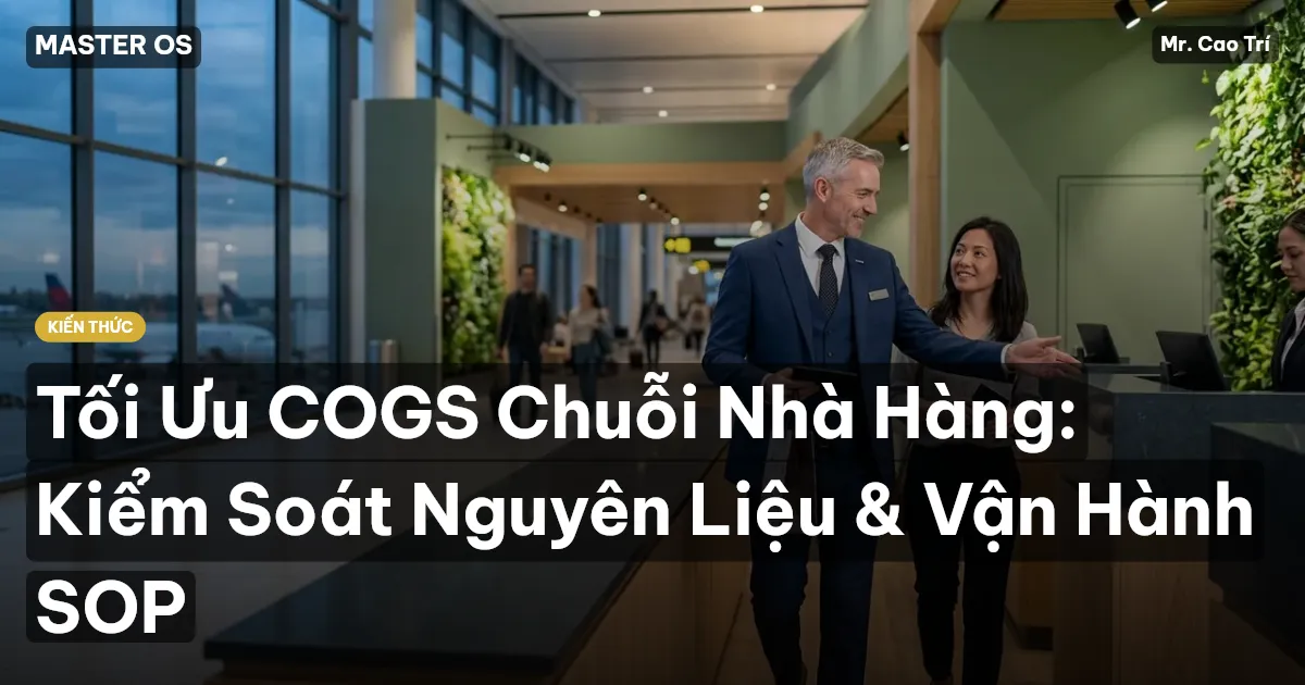 Tối Ưu COGS Chuỗi Nhà Hàng: Kiểm Soát Nguyên Liệu & Vận Hành SOP