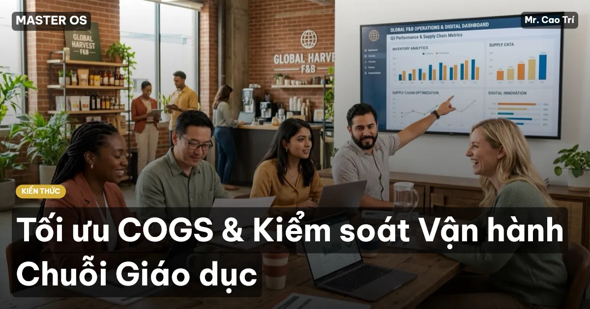 Tối ưu COGS & Kiểm soát Vận hành Chuỗi Giáo dục