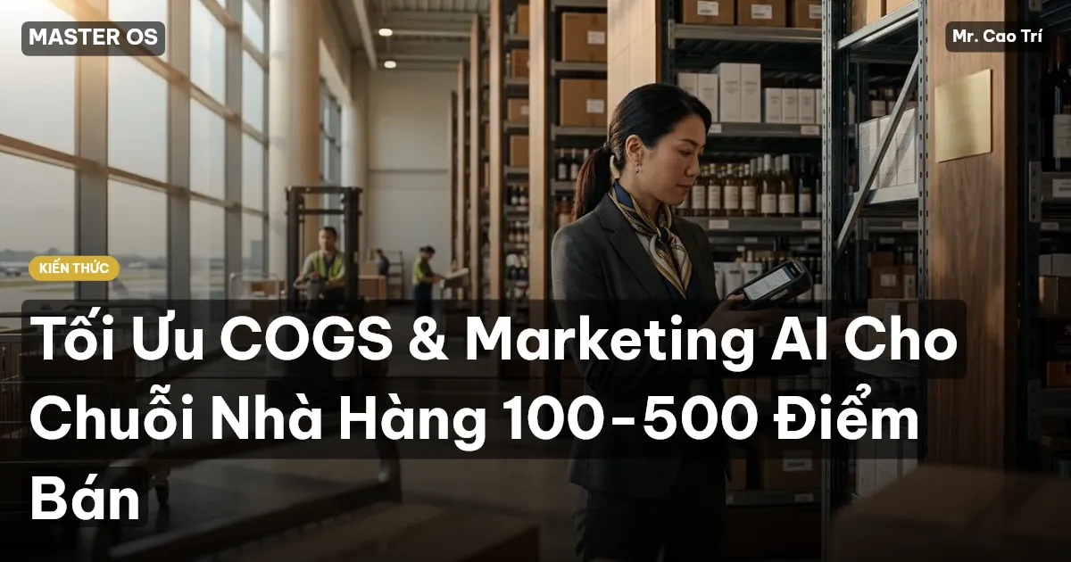 Tối Ưu COGS & Marketing AI Cho Chuỗi Nhà Hàng 100-500 Điểm Bán