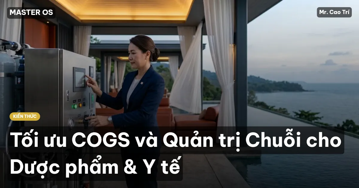 Tối ưu COGS và Quản trị Chuỗi cho Dược phẩm & Y tế