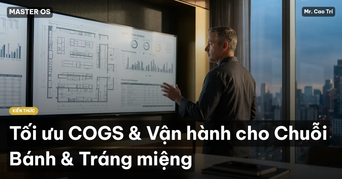 Tối ưu COGS & Vận hành cho Chuỗi Bánh & Tráng miệng