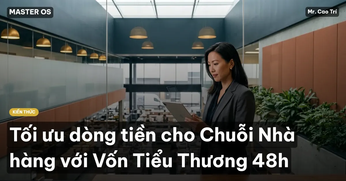 Tối ưu dòng tiền cho Chuỗi Nhà hàng với Vốn Tiểu Thương 48h