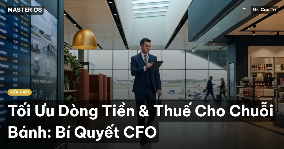 Tối Ưu Dòng Tiền & Thuế Cho Chuỗi Bánh: Bí Quyết CFO