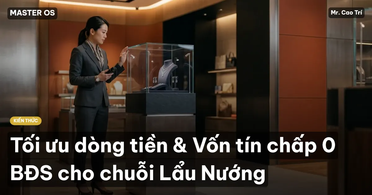 Tối ưu dòng tiền & Vốn tín chấp 0 BĐS cho chuỗi Lẩu Nướng