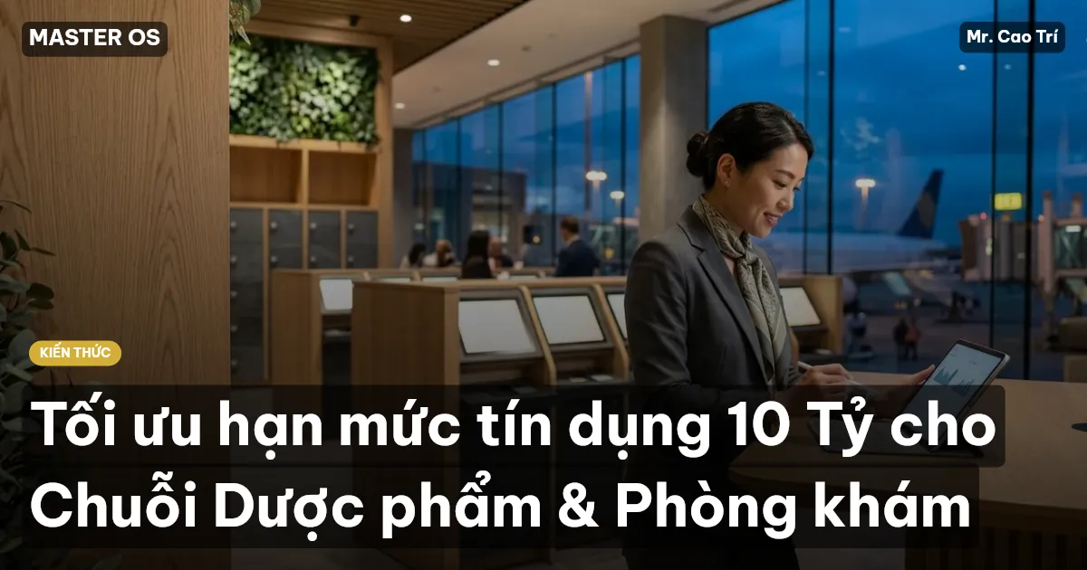 Tối ưu hạn mức tín dụng 10 Tỷ cho Chuỗi Dược phẩm & Phòng khám