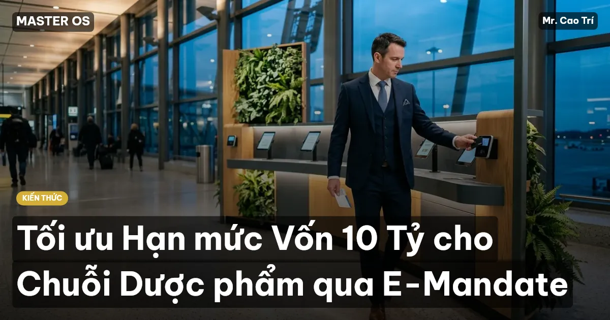 Tối ưu Hạn mức Vốn 10 Tỷ cho Chuỗi Dược phẩm qua E-Mandate