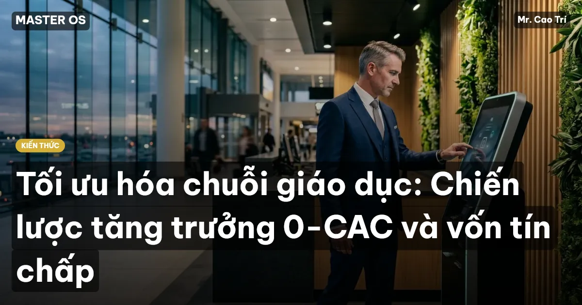 Tối ưu hóa chuỗi giáo dục: Chiến lược tăng trưởng 0-CAC và vốn tín chấp