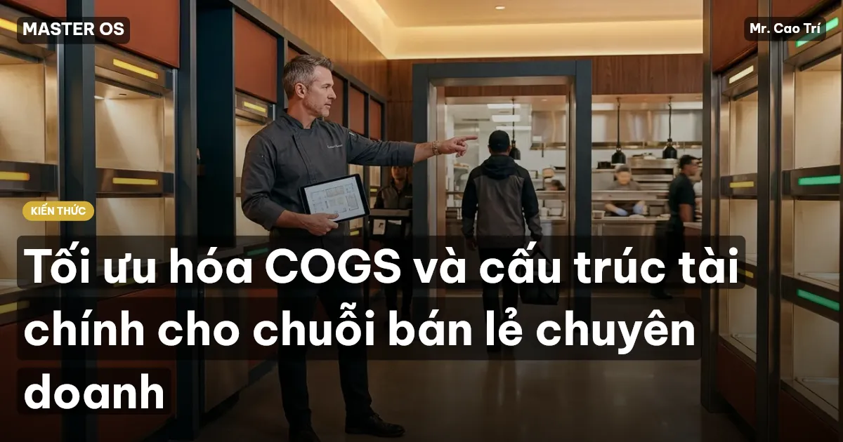Tối ưu hóa COGS và cấu trúc tài chính cho chuỗi bán lẻ chuyên doanh
