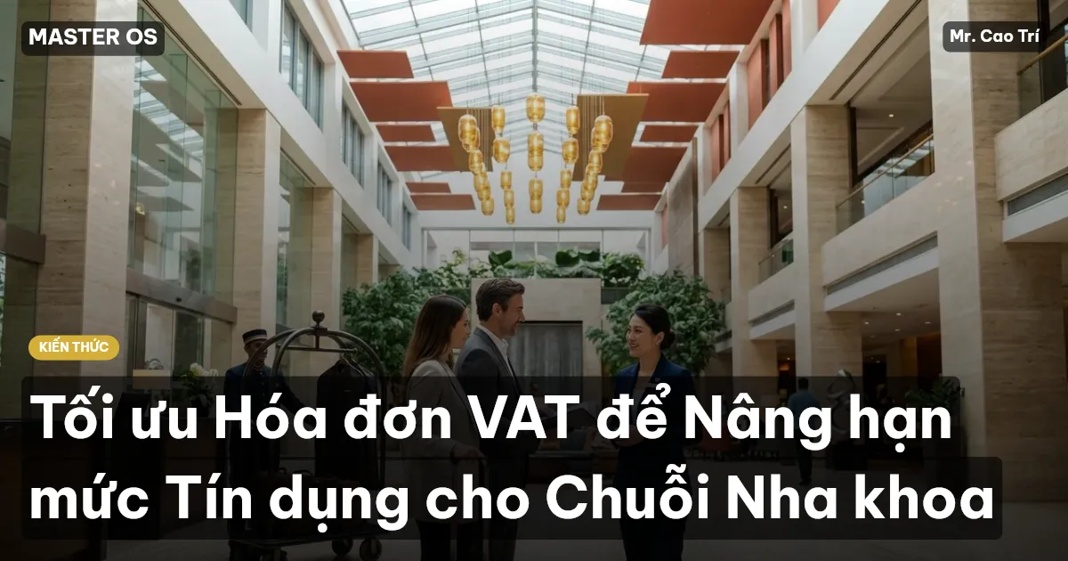 Tối ưu Hóa đơn VAT để Nâng hạn mức Tín dụng cho Chuỗi Nha khoa