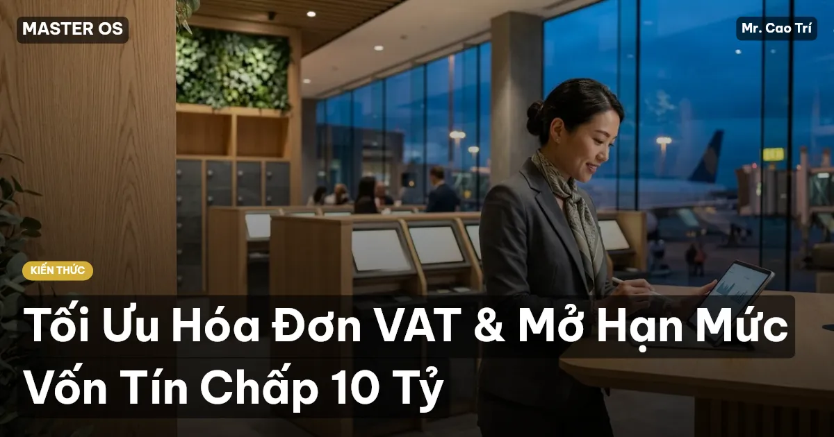 Tối Ưu Hóa Đơn VAT & Mở Hạn Mức Vốn Tín Chấp 10 Tỷ