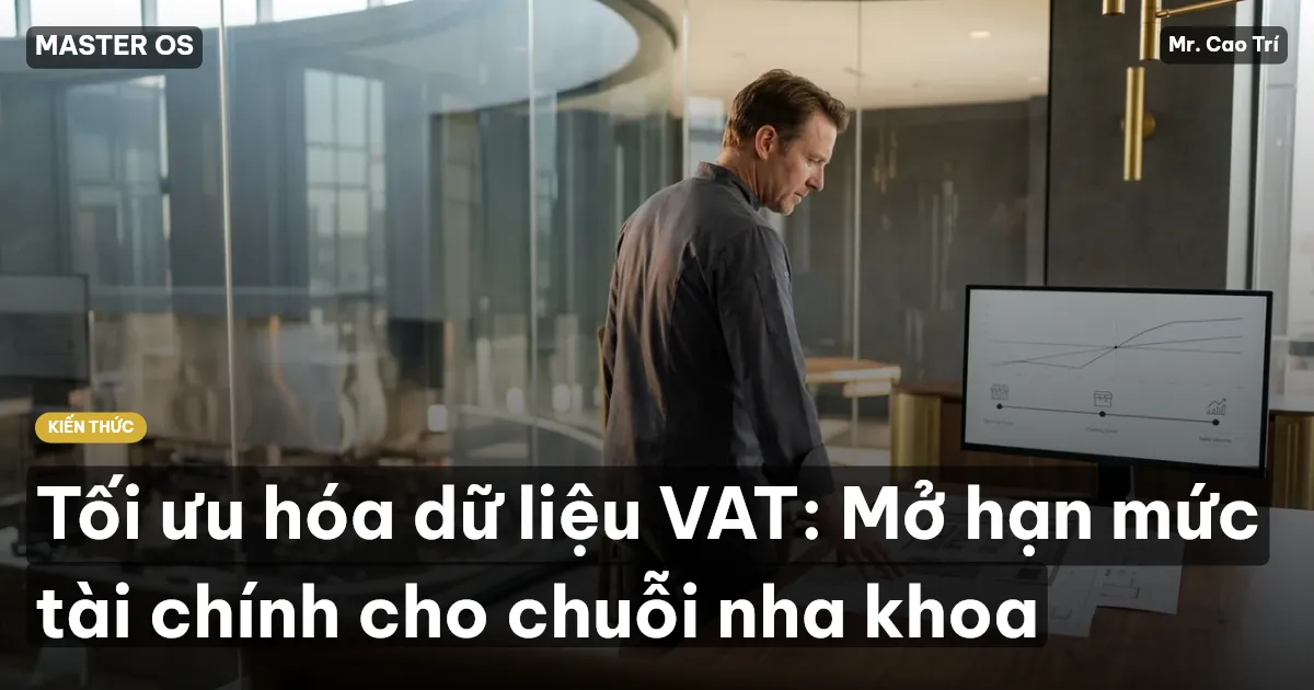 Tối ưu hóa dữ liệu VAT: Mở hạn mức tài chính cho chuỗi nha khoa