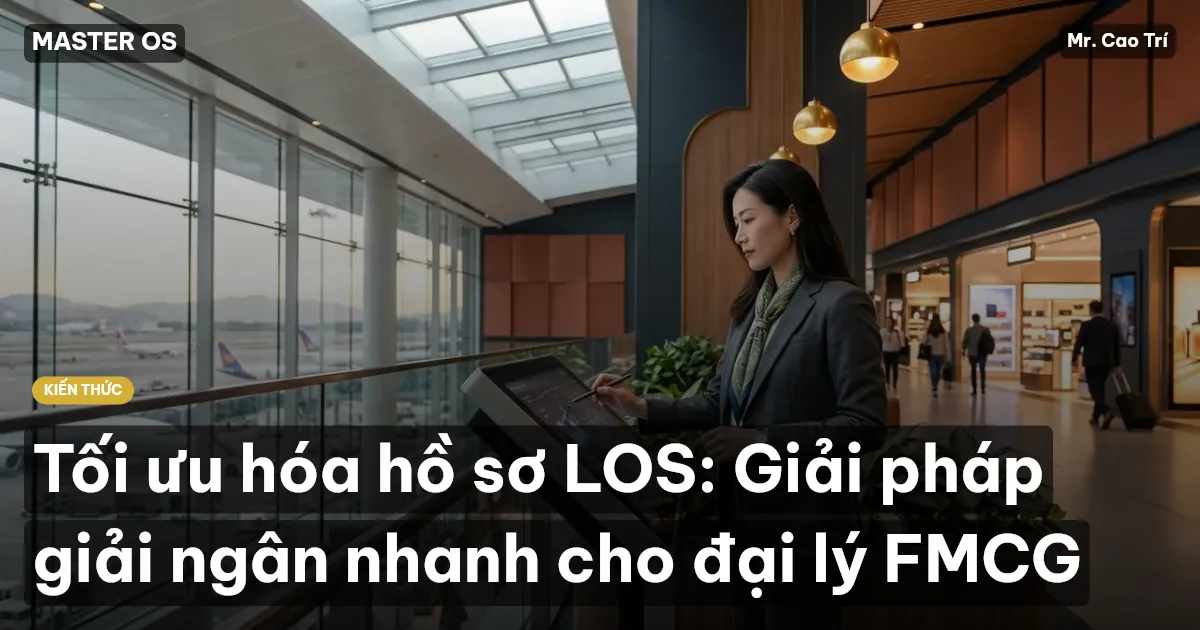 Tối ưu hóa hồ sơ LOS: Giải pháp giải ngân nhanh cho đại lý FMCG