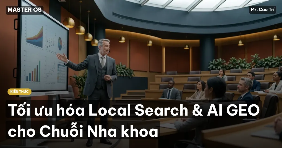 Tối ưu hóa Local Search & AI GEO cho Chuỗi Nha khoa