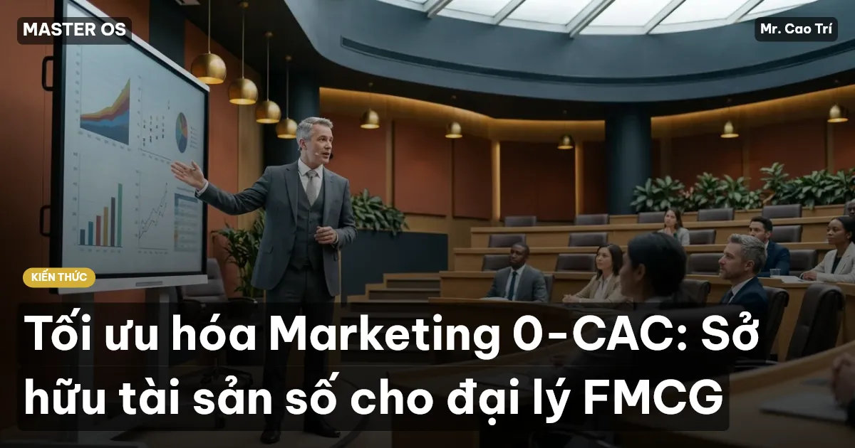 Tối ưu hóa Marketing 0-CAC: Sở hữu tài sản số cho đại lý FMCG