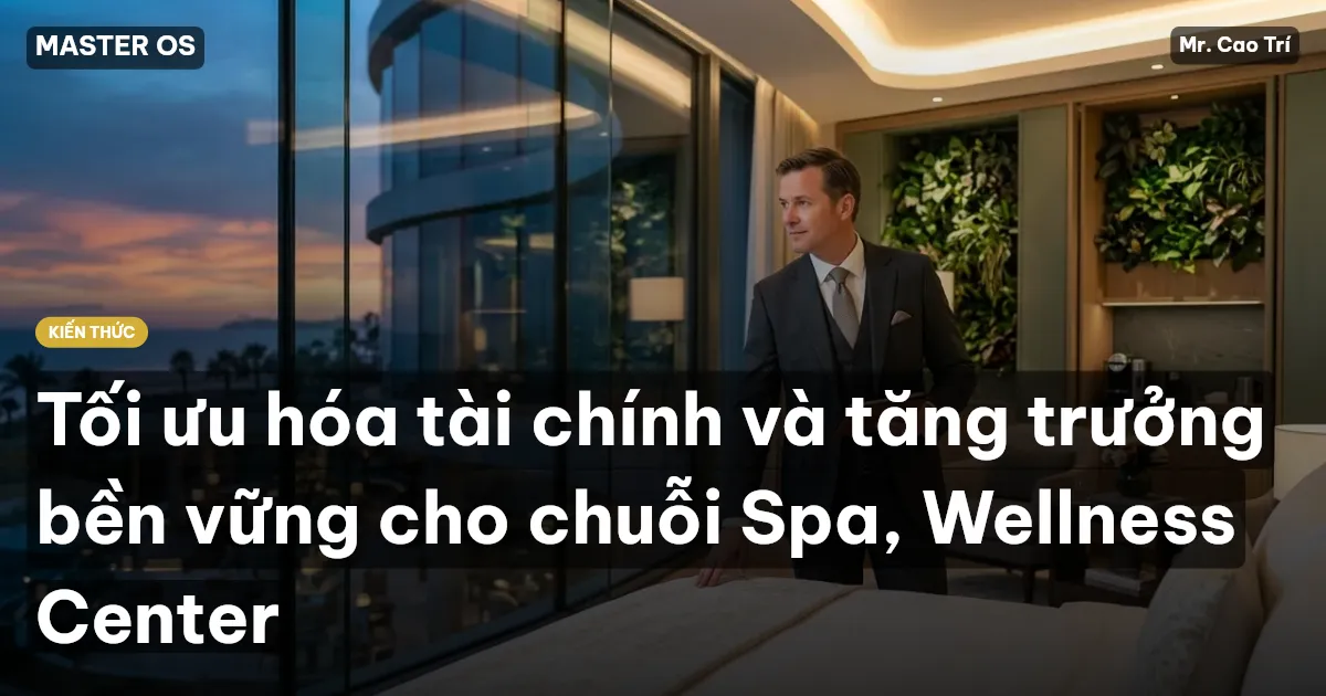 Tối ưu hóa tài chính và tăng trưởng bền vững cho chuỗi Spa, Wellness Center