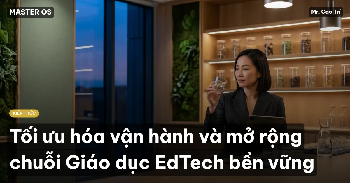 Tối ưu hóa vận hành và mở rộng chuỗi Giáo dục EdTech bền vững