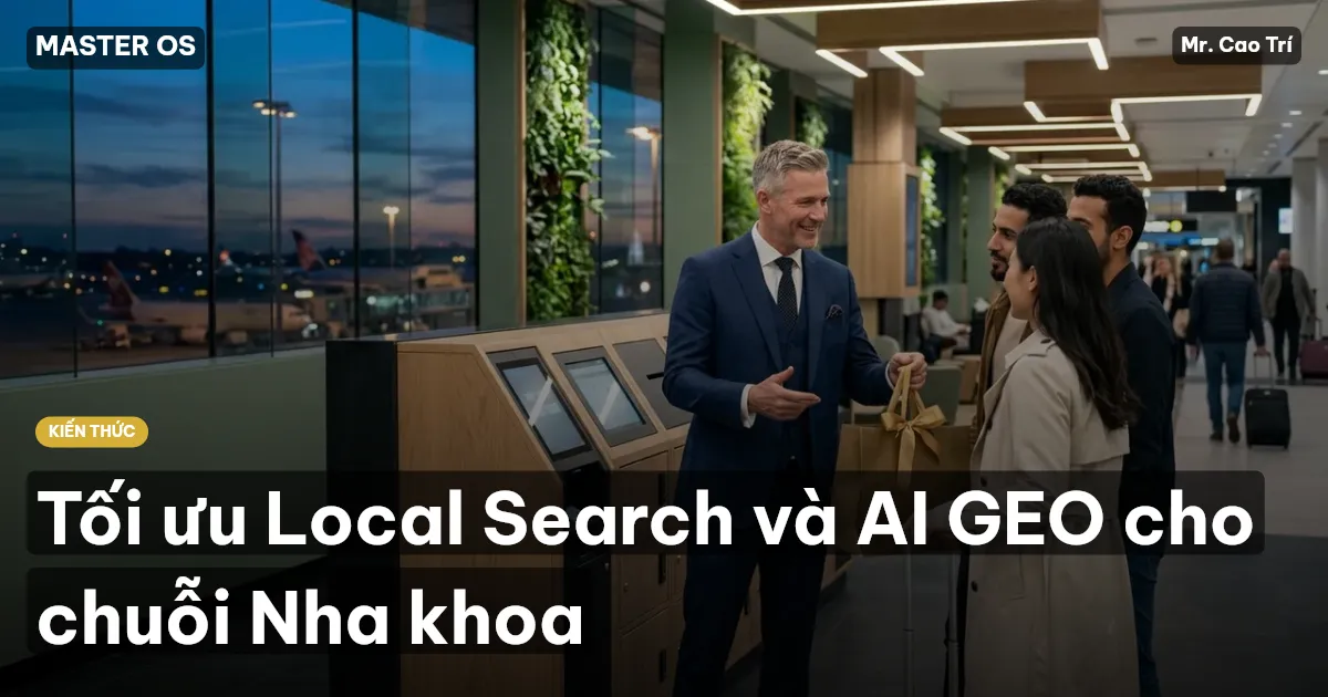 Tối ưu Local Search và AI GEO cho chuỗi Nha khoa