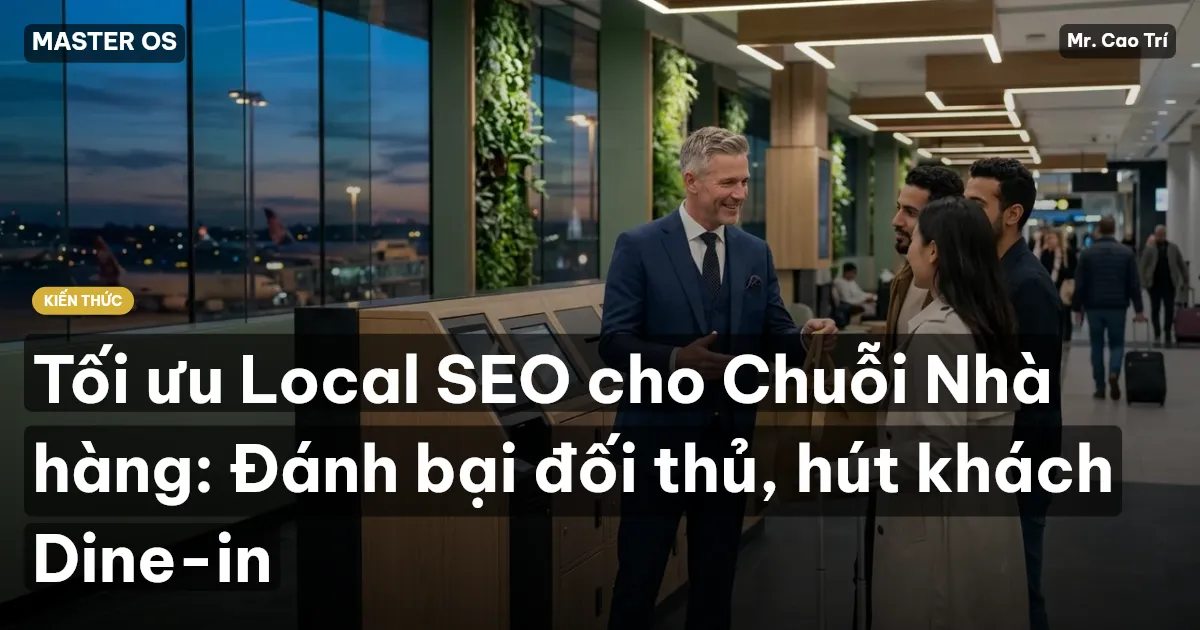 Tối ưu Local SEO cho Chuỗi Nhà hàng: Đánh bại đối thủ, hút khách Dine-in