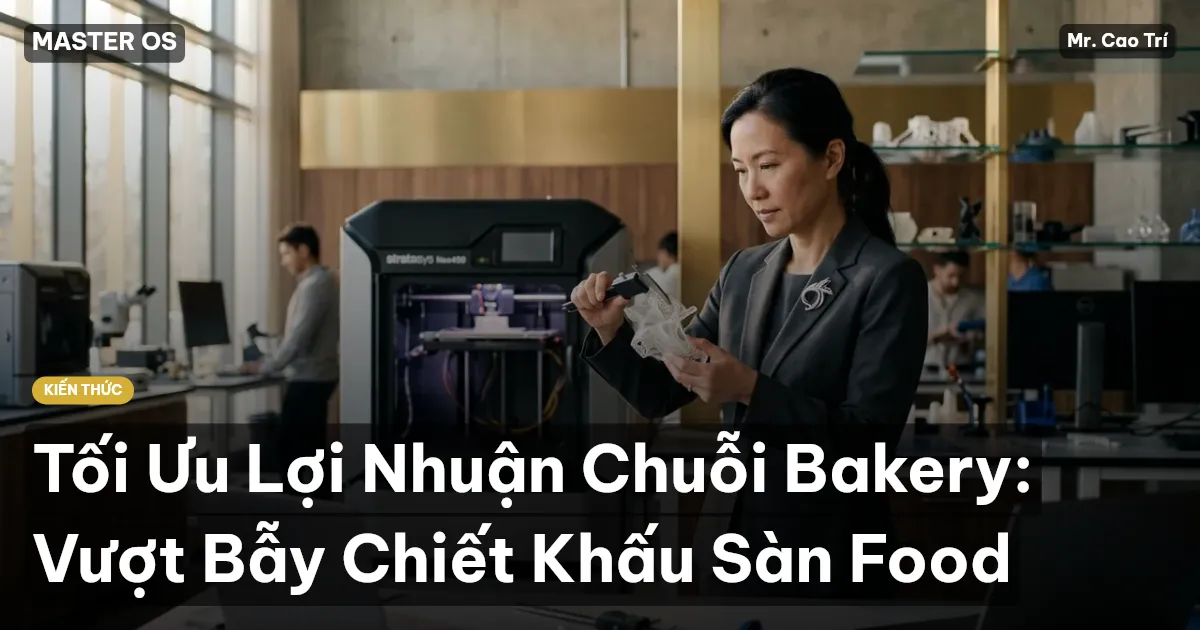Tối Ưu Lợi Nhuận Chuỗi Bakery: Vượt Bẫy Chiết Khấu Sàn Food