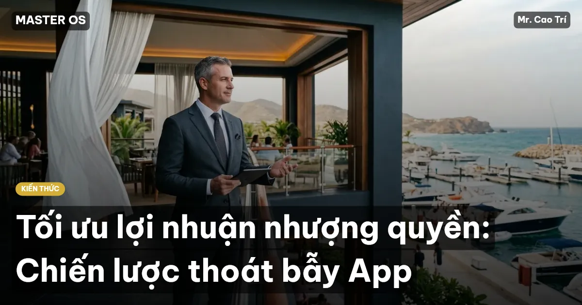 Tối ưu lợi nhuận nhượng quyền: Chiến lược thoát bẫy App