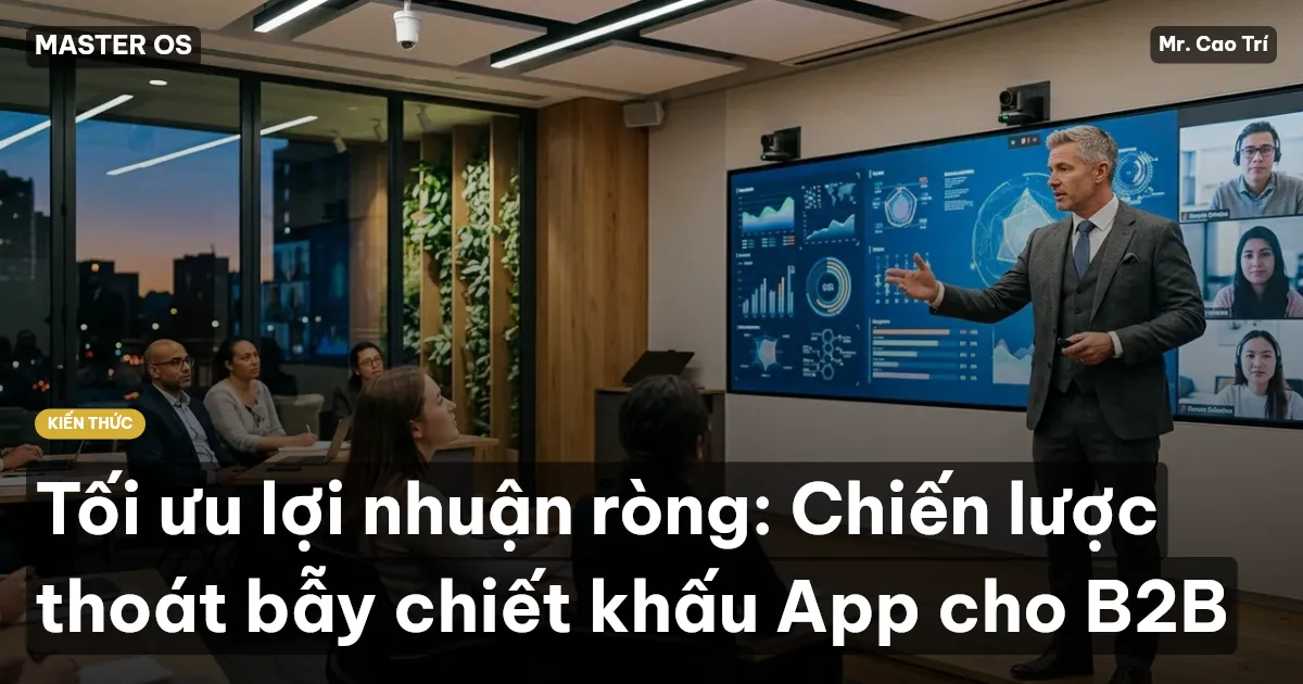 Tối ưu lợi nhuận ròng: Chiến lược thoát bẫy chiết khấu App cho B2B