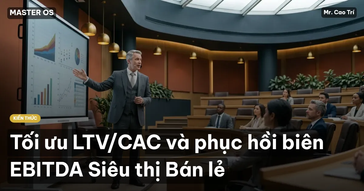 Tối ưu LTV/CAC và phục hồi biên EBITDA Siêu thị Bán lẻ