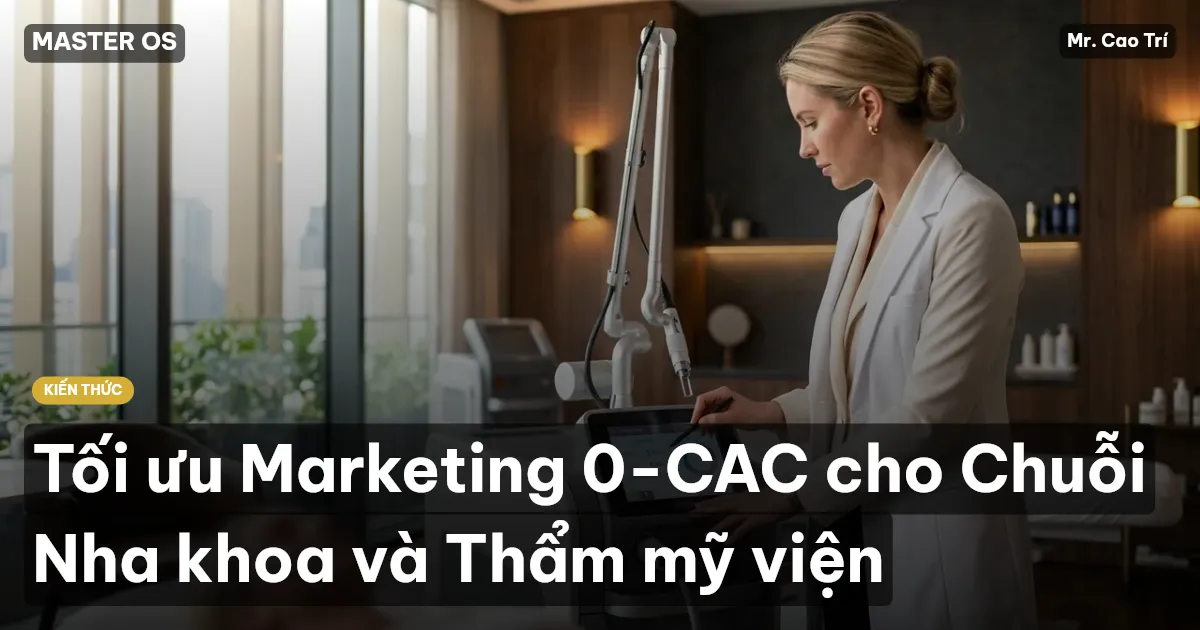 Tối ưu Marketing 0-CAC cho Chuỗi Nha khoa và Thẩm mỹ viện