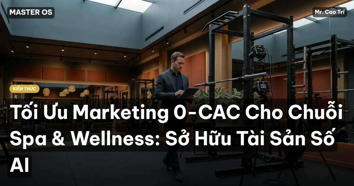 Tối Ưu Marketing 0-CAC Cho Chuỗi Spa & Wellness: Sở Hữu Tài Sản Số AI
