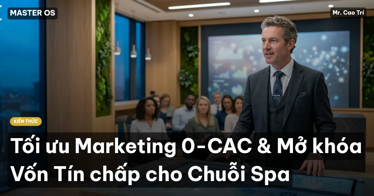 Tối ưu Marketing 0-CAC & Mở khóa Vốn Tín chấp cho Chuỗi Spa