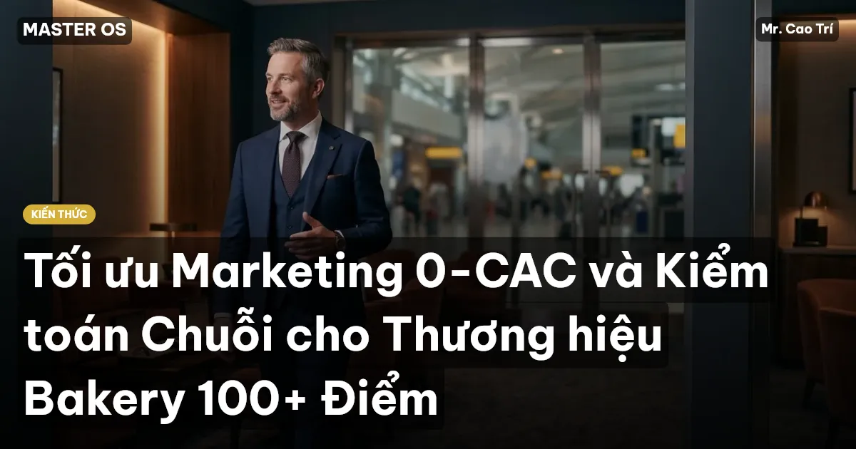 Tối ưu Marketing 0-CAC và Kiểm toán Chuỗi cho Thương hiệu Bakery 100+ Điểm